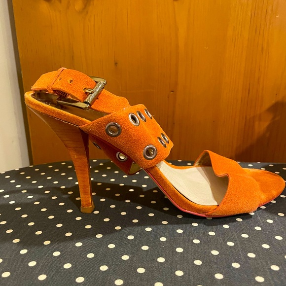 Michael Kors vintage Mild orange sandals Size 10M - Picture 1 of 5